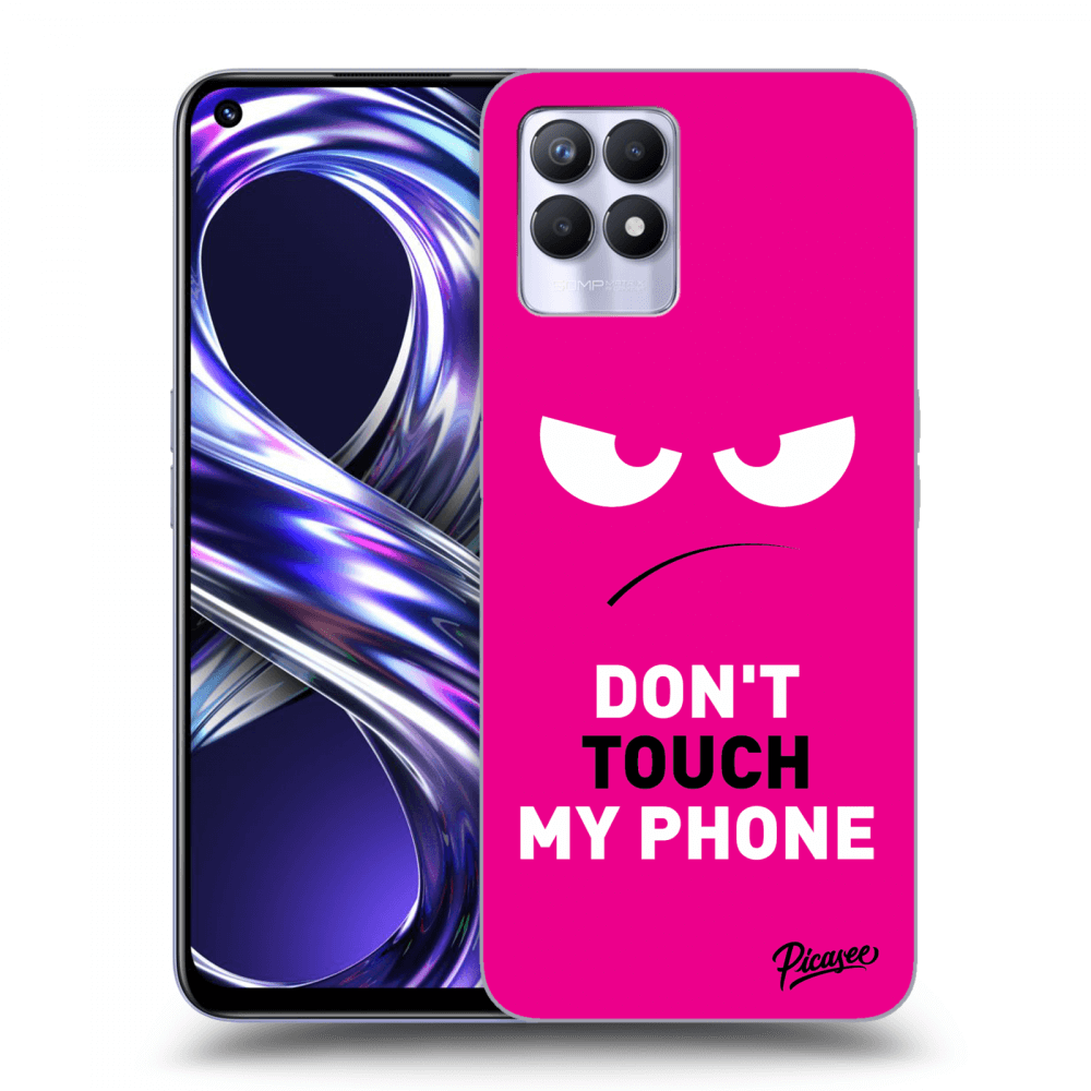 Picasee ULTIMATE CASE pro Realme 8i - Angry Eyes - Pink