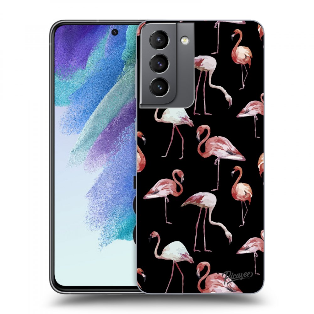 Picasee ULTIMATE CASE PowerShare pro Samsung Galaxy S21 FE 5G - Flamingos