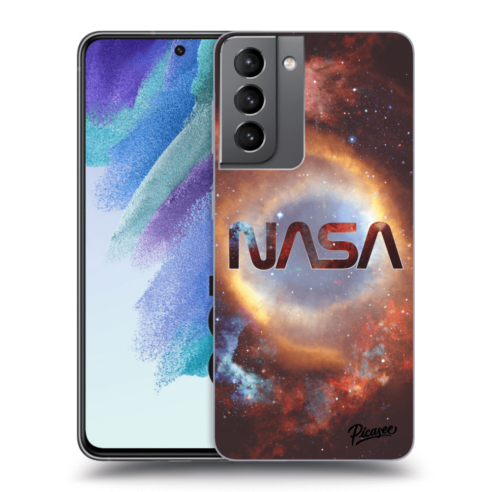 Picasee silikonowe przeźroczyste etui na Samsung Galaxy S21 FE 5G - Nebula