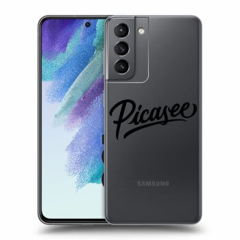 Picasee silikonowe przeźroczyste etui na Samsung Galaxy S21 FE 5G - Picasee - black