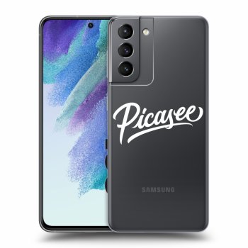 Picasee silikonowe przeźroczyste etui na Samsung Galaxy S21 FE 5G - Picasee - White