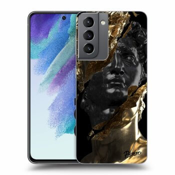Etui na Samsung Galaxy S21 FE 5G - Gold - Black