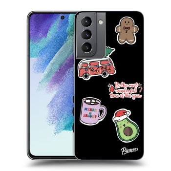Picasee ULTIMATE CASE pro Samsung Galaxy S21 FE 5G - Christmas Stickers
