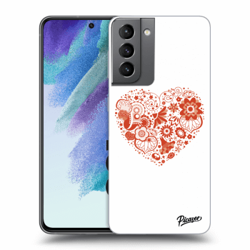 Etui na Samsung Galaxy S21 FE 5G - Big heart