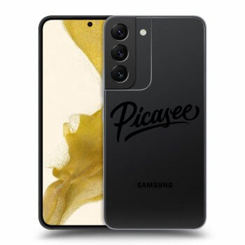 Picasee silikonowe przeźroczyste etui na Samsung Galaxy S22 5G - Picasee - black