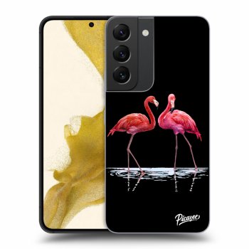 Picasee ULTIMATE CASE PowerShare pro Samsung Galaxy S22 5G - Flamingos couple