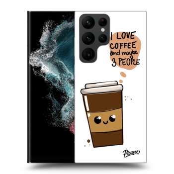 Etui na Samsung Galaxy S22 Ultra 5G - Cute coffee