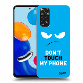 Etui na Xiaomi Redmi Note 11 - Angry Eyes - Blue