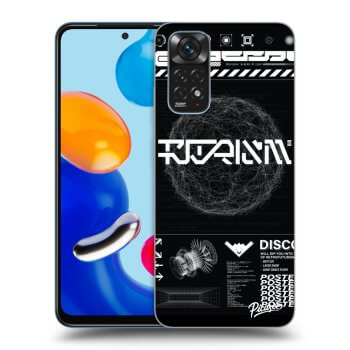 Picasee silikonowe przeźroczyste etui na Xiaomi Redmi Note 11 - BLACK DISCO