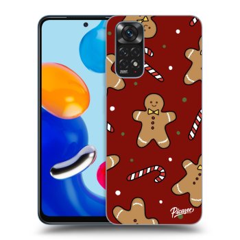 Picasee silikonowe czarne etui na Xiaomi Redmi Note 11 - Gingerbread 2