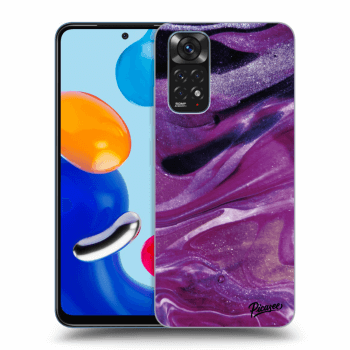 Etui na Xiaomi Redmi Note 11S 4G - Purple glitter