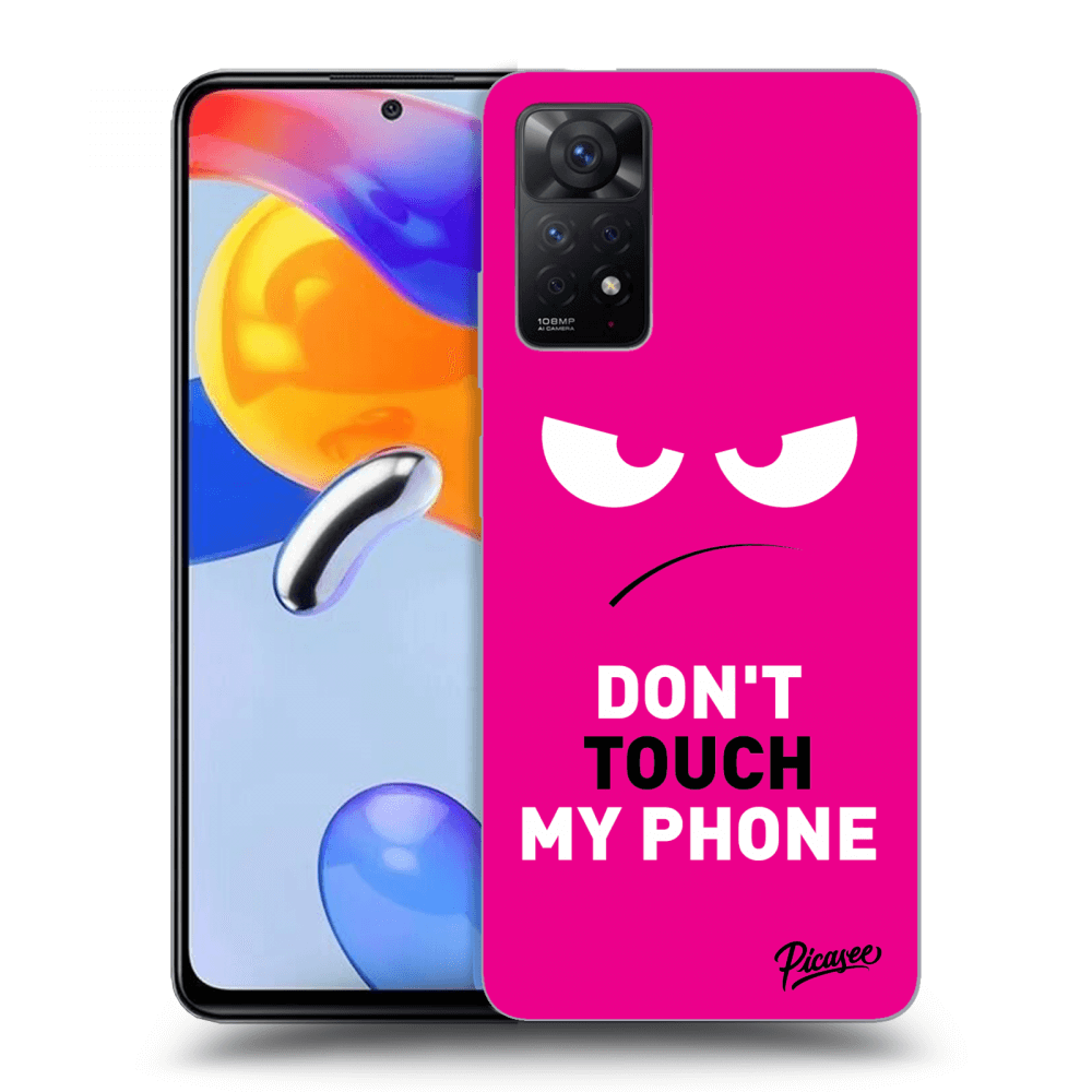 Picasee ULTIMATE CASE pro Xiaomi Redmi Note 11 Pro - Angry Eyes - Pink