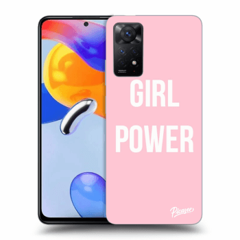 Picasee silikonowe przeźroczyste etui na Xiaomi Redmi Note 11 Pro - Girl power