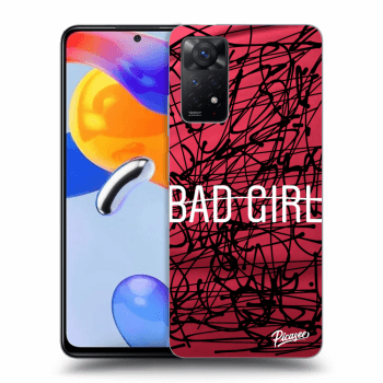 Picasee silikonowe czarne etui na Xiaomi Redmi Note 11 Pro - Bad girl