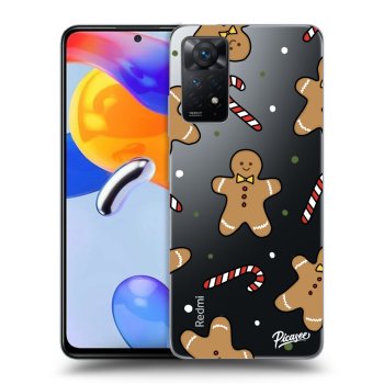 Picasee silikonowe przeźroczyste etui na Xiaomi Redmi Note 11 Pro - Gingerbread