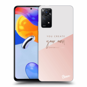 Picasee silikonowe czarne etui na Xiaomi Redmi Note 11 Pro - You create your own opportunities