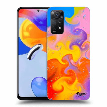 Picasee silikonowe przeźroczyste etui na Xiaomi Redmi Note 11 Pro 5G - Bubbles