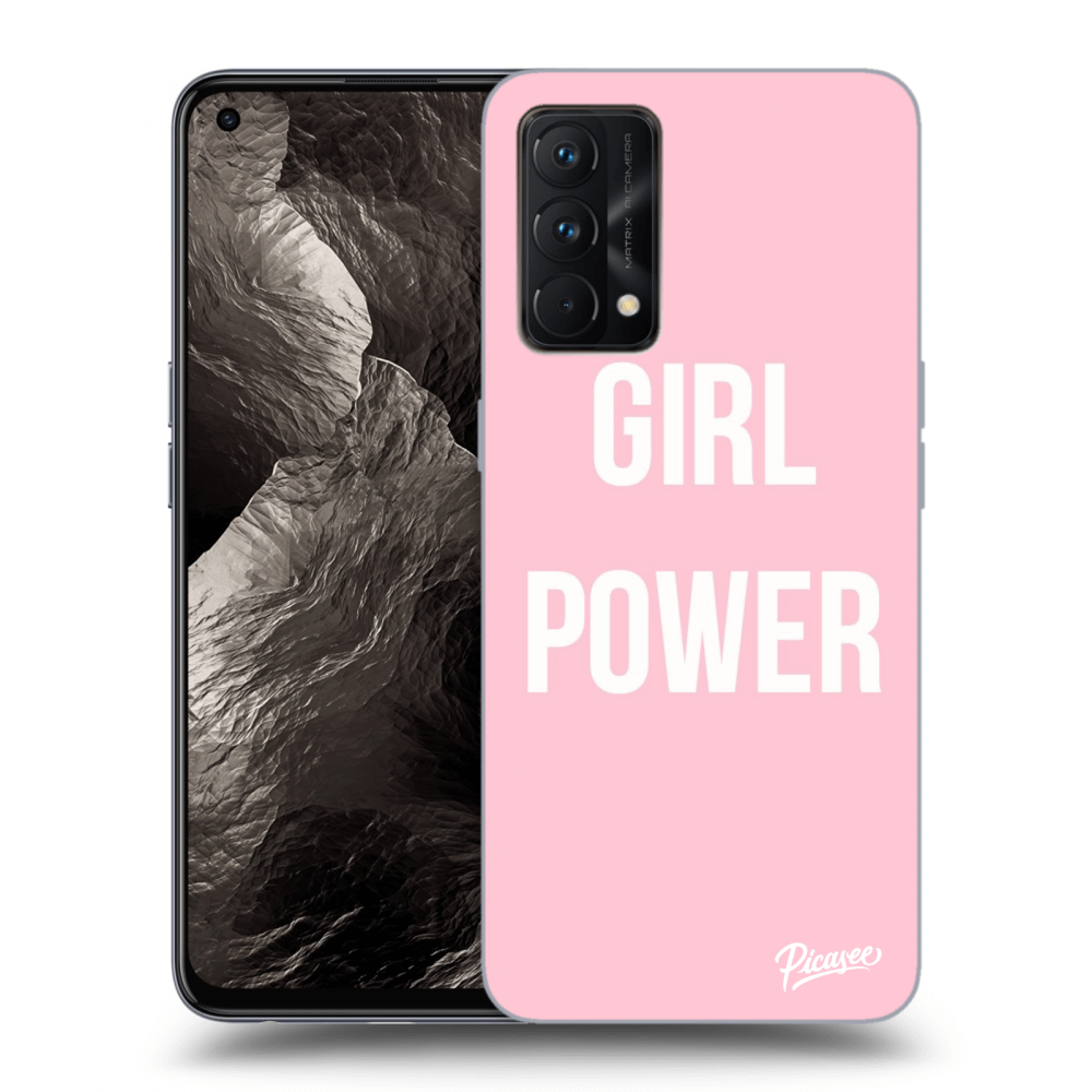 Picasee silikonowe czarne etui na Realme GT Master Edition 5G - Girl power