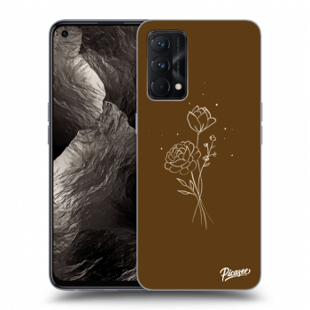 Etui na Realme GT Master Edition 5G - Brown flowers