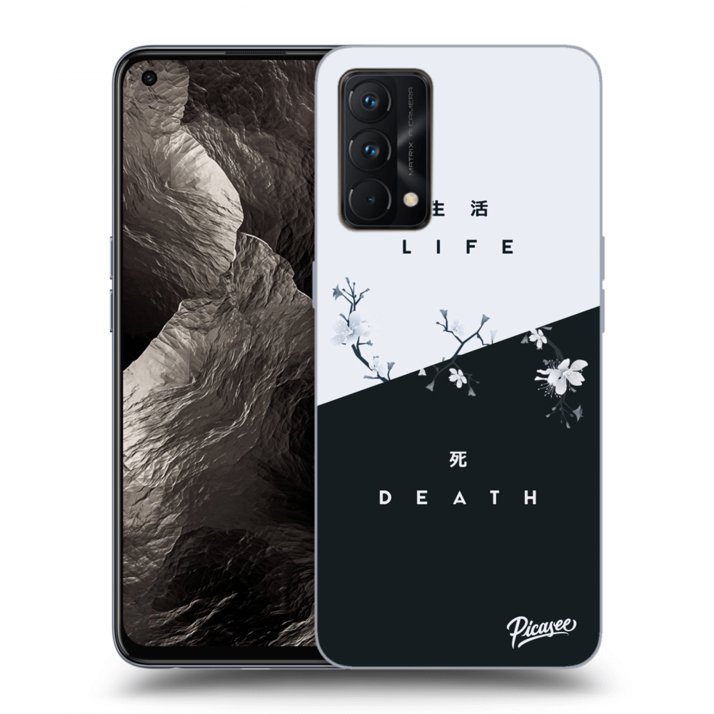 Picasee silikonowe czarne etui na Realme GT Master Edition 5G - Life - Death