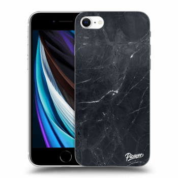 Etui na Apple iPhone SE 2022 - Black marble