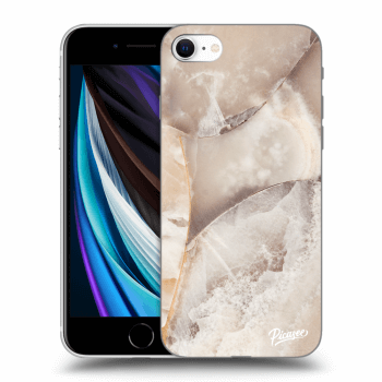 Etui na Apple iPhone SE 2022 - Cream marble