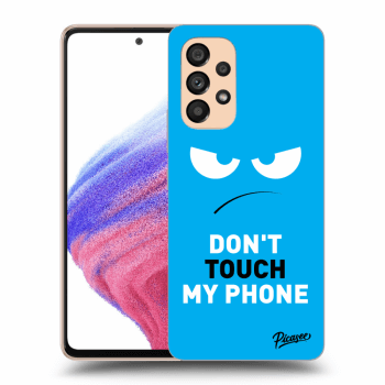 Etui na Samsung Galaxy A53 5G - Angry Eyes - Blue