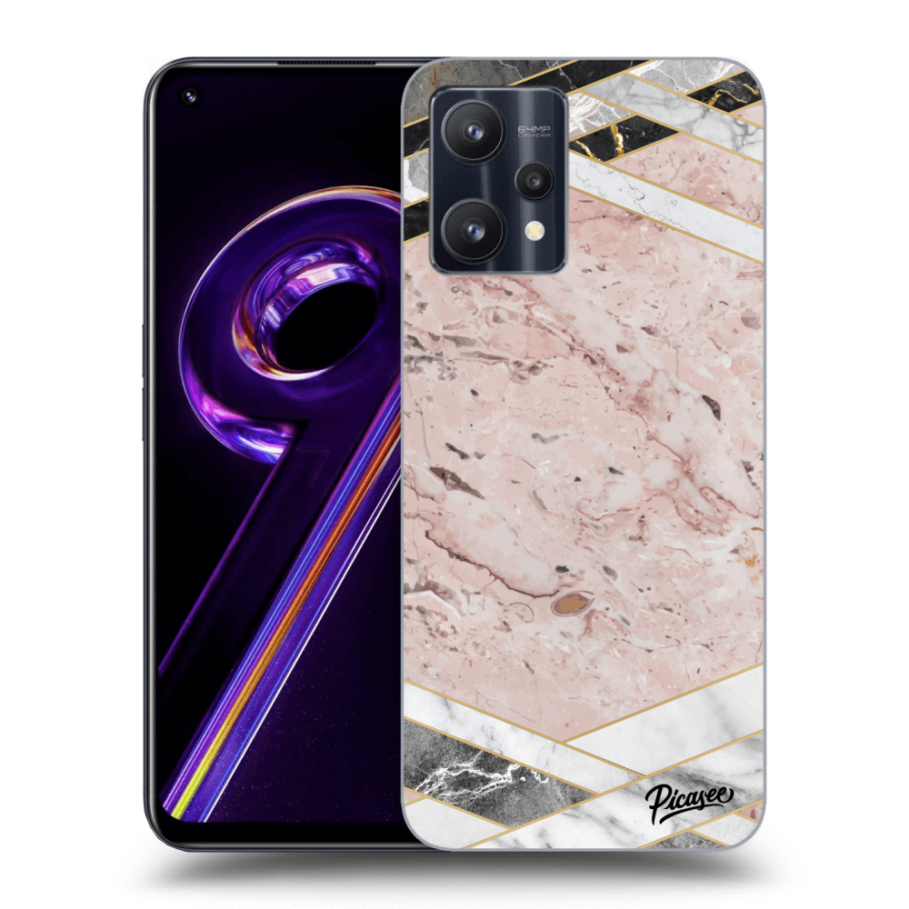 Picasee ULTIMATE CASE pro Realme 9 Pro 5G - Pink geometry
