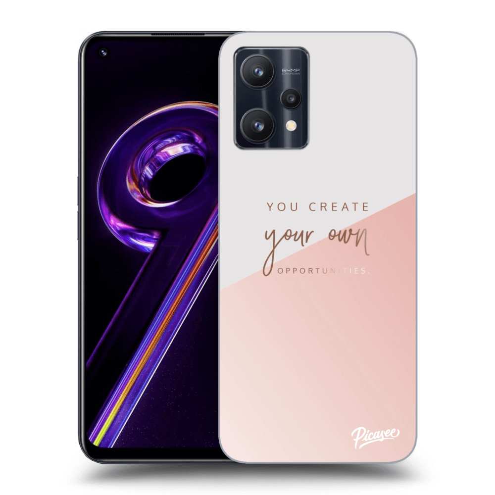Picasee silikonowe czarne etui na Realme 9 Pro 5G - You create your own opportunities