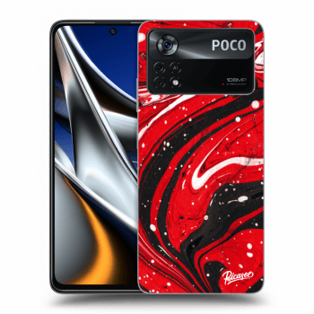 Picasee ULTIMATE CASE pro Xiaomi Poco X4 Pro 5G - Red black