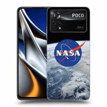 Picasee silikonowe czarne etui na Xiaomi Poco X4 Pro 5G - Nasa Earth