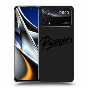 Picasee silikonowe czarne etui na Xiaomi Poco X4 Pro 5G - Picasee - black