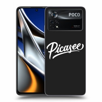 Picasee silikonowe czarne etui na Xiaomi Poco X4 Pro 5G - Picasee - White