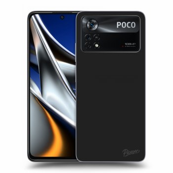 Picasee silikonowe czarne etui na Xiaomi Poco X4 Pro 5G - Clear