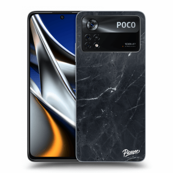 Etui na Xiaomi Poco X4 Pro 5G - Black marble