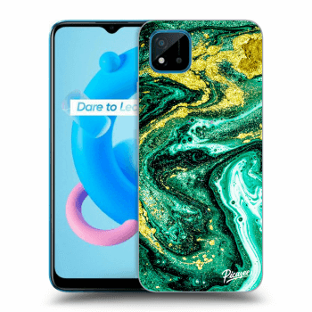 Etui na Realme C11 (2021) - Green Gold