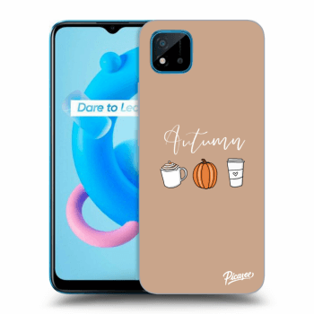 Picasee silikonowe czarne etui na Realme C11 (2021) - Autumn