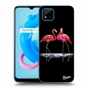 Etui na Realme C11 (2021) - Flamingos couple