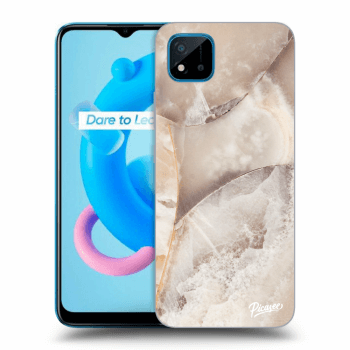 Etui na Realme C11 (2021) - Cream marble