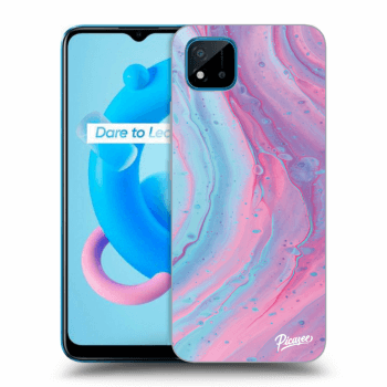 Etui na Realme C11 (2021) - Pink liquid