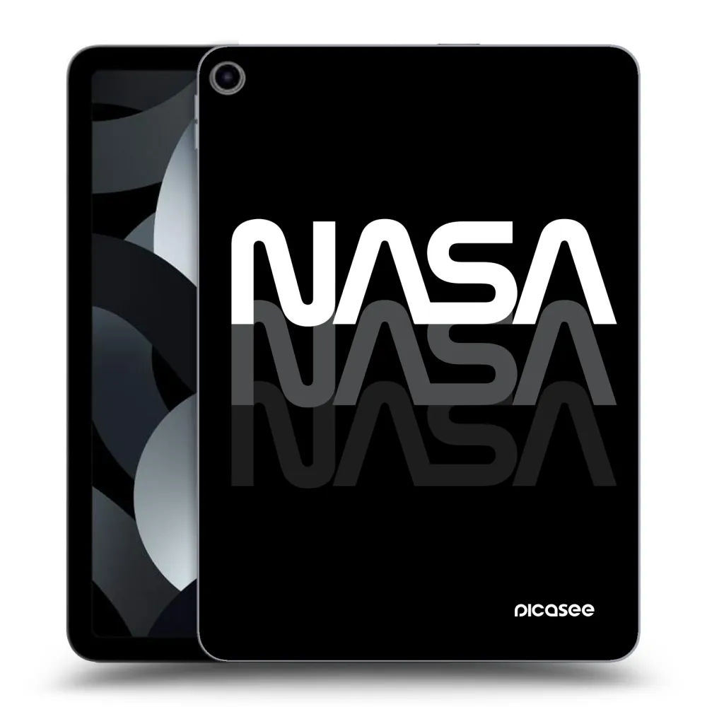Picasee silikonowe przeźroczyste etui na Apple iPad Air 5 10.9" 2022 - NASA Triple