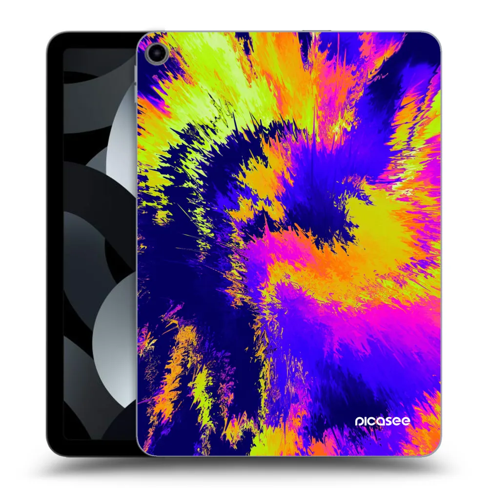 Picasee silikonowe przeźroczyste etui na Apple iPad Air 5 10.9" 2022 - Burn