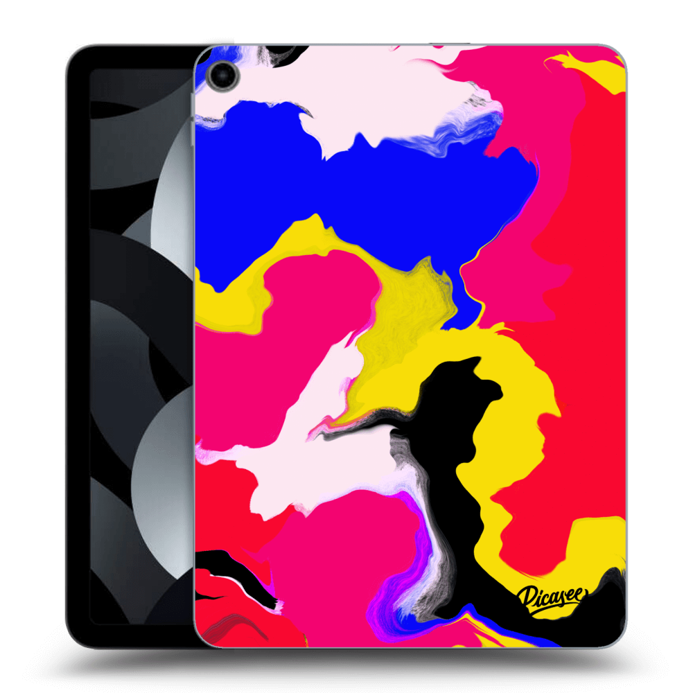 Picasee silikonowe przeźroczyste etui na Apple iPad Air 5 10.9" 2022 - Watercolor