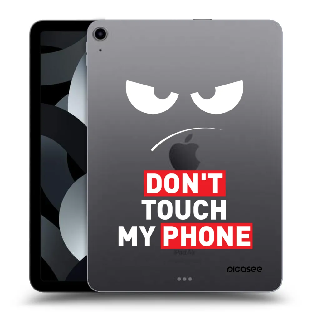 Picasee silikonowe przeźroczyste etui na Apple iPad Air 5 10.9" 2022 - Angry Eyes - Transparent