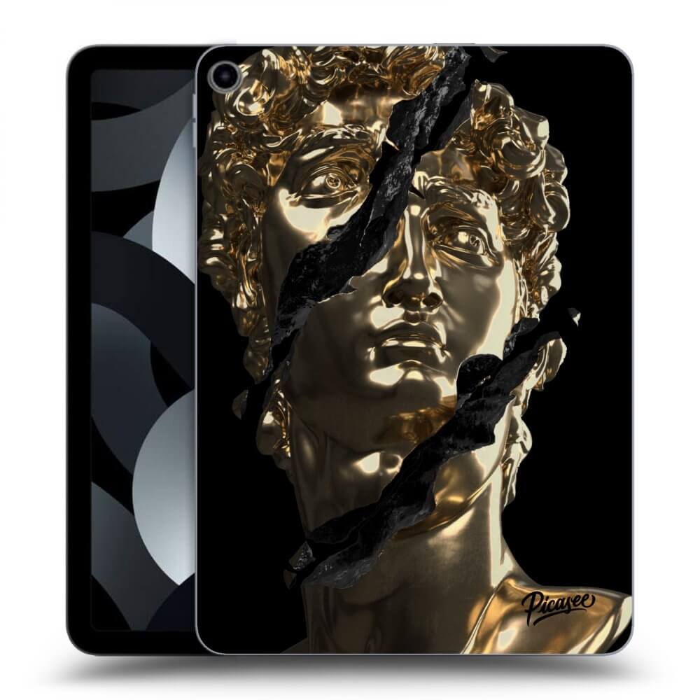 Picasee silikonowe czarne etui na Apple iPad Air 5 10.9" 2022 - Golder