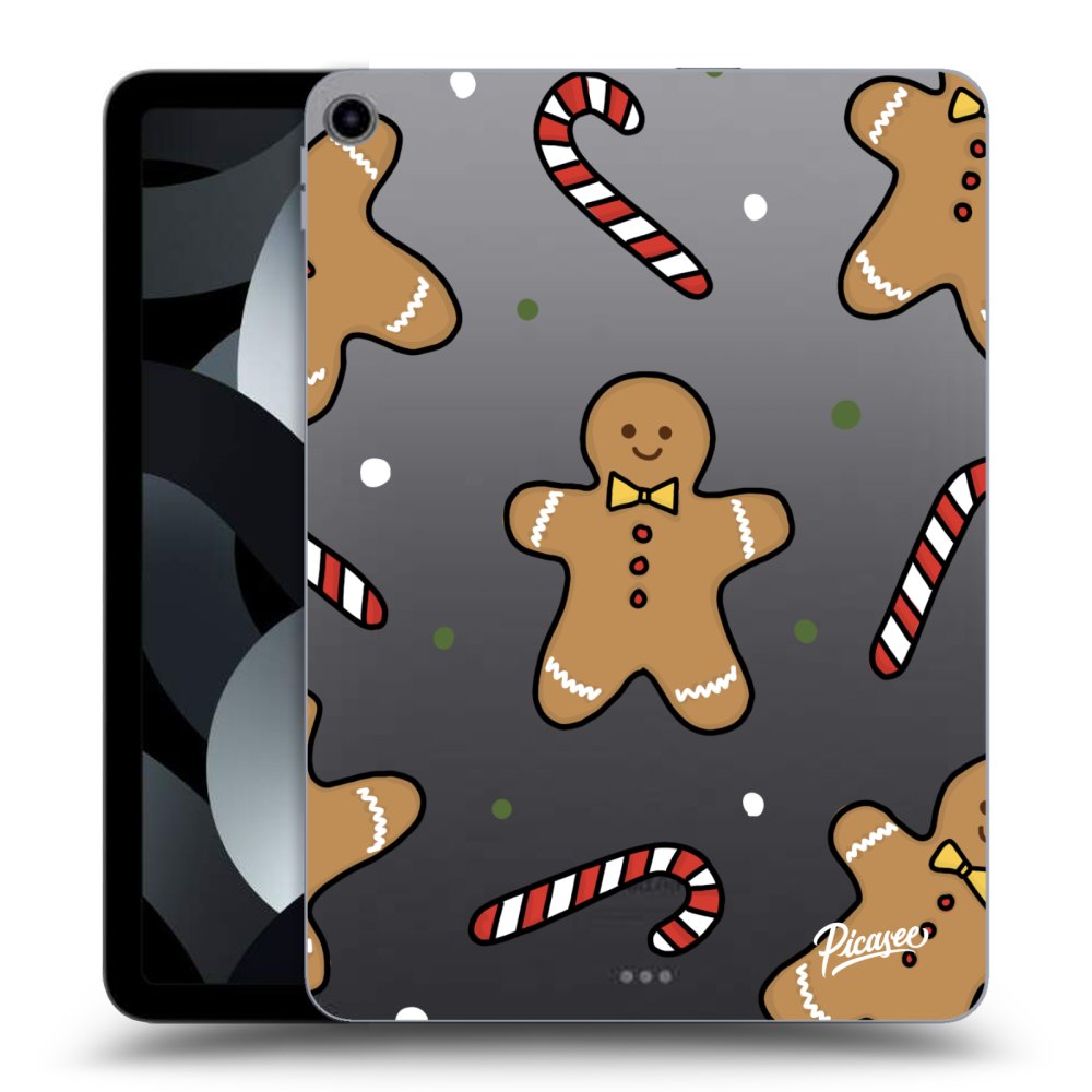 Picasee silikonowe przeźroczyste etui na Apple iPad Air 5 10.9" 2022 - Gingerbread