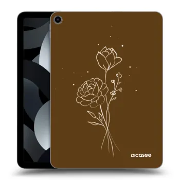 Etui na Apple iPad Air 5 10.9" 2022 - Brown flowers