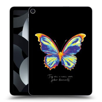 Picasee silikonowe przeźroczyste etui na Apple iPad Air 5 10.9" 2022 - Diamanty Black