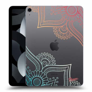 Picasee silikonowe przeźroczyste etui na Apple iPad Air 5 10.9" 2022 - Flowers pattern