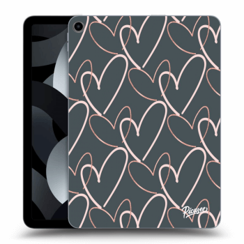 Picasee silikonowe przeźroczyste etui na Apple iPad Air 5 10.9" 2022 - Lots of love